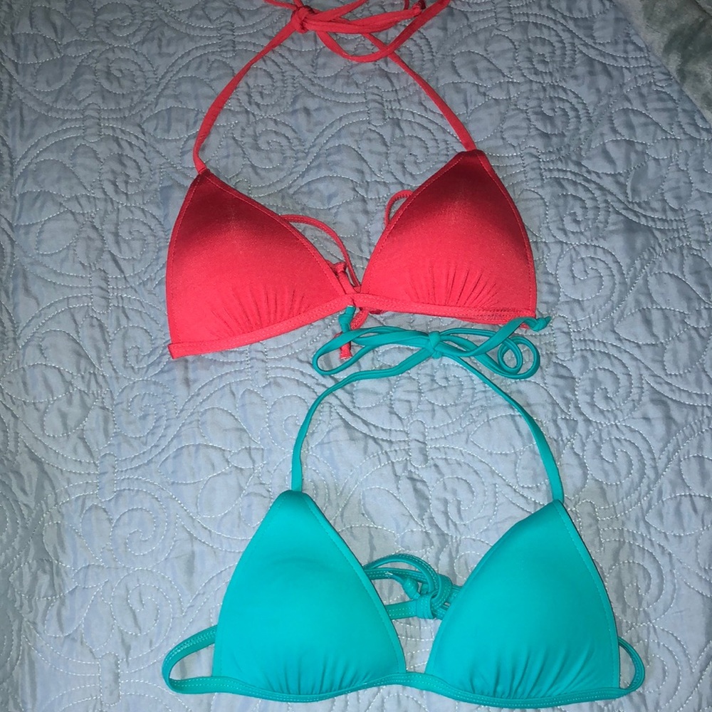 Voda swim envy push-up triangle string bikini tops